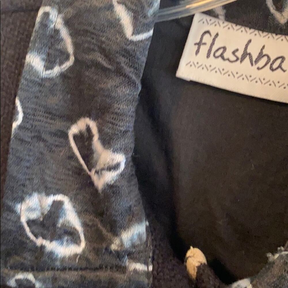 Flashback L Vintage Black Patchwork Jacket. - image 4